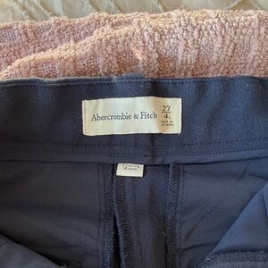 Abercrombie & Fitch Dark Blue Trousers - size 4 Long